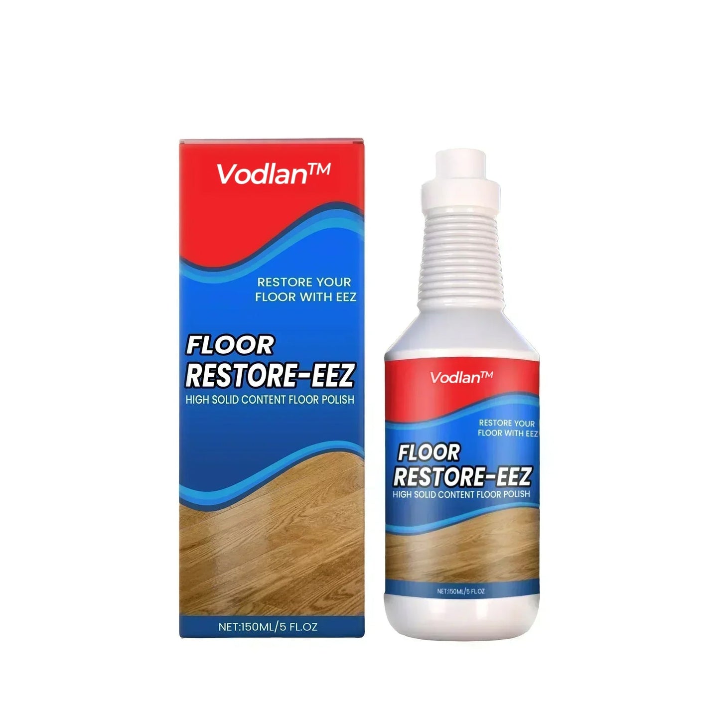 KUBOZN® Floor Restorer – Fast-drying, non-toxic shine. ✨