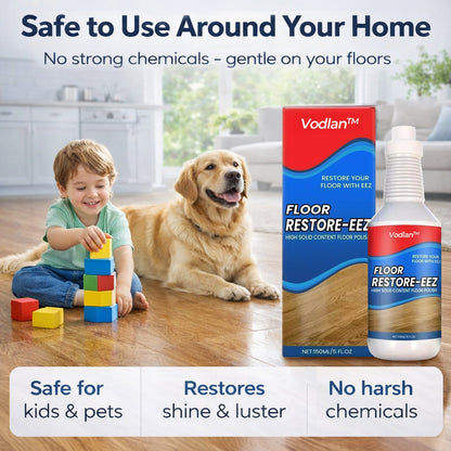 KUBOZN® Floor Restorer – Fast-drying, non-toxic shine. ✨🇫 (offer)