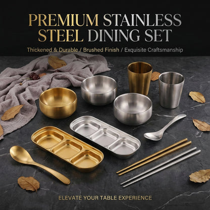 Solena™ Korean-style 304 stainless steel bowl