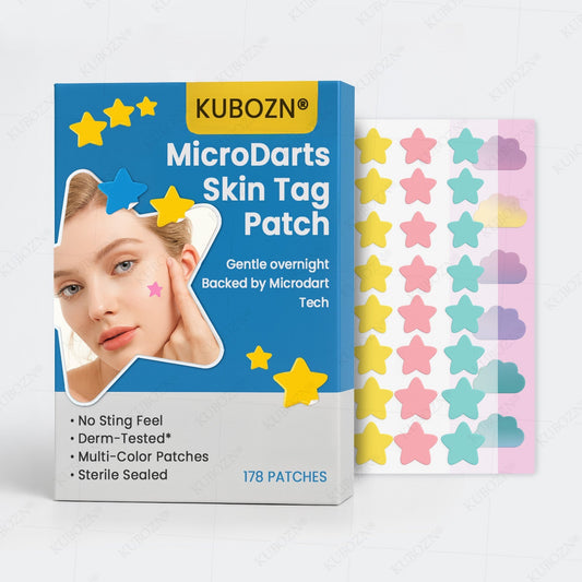 ✨ KUBOZN® MicroDarts Skin Tag Patch – Fun Shapes Edition for Gentle Care 🅱︎ (offer)