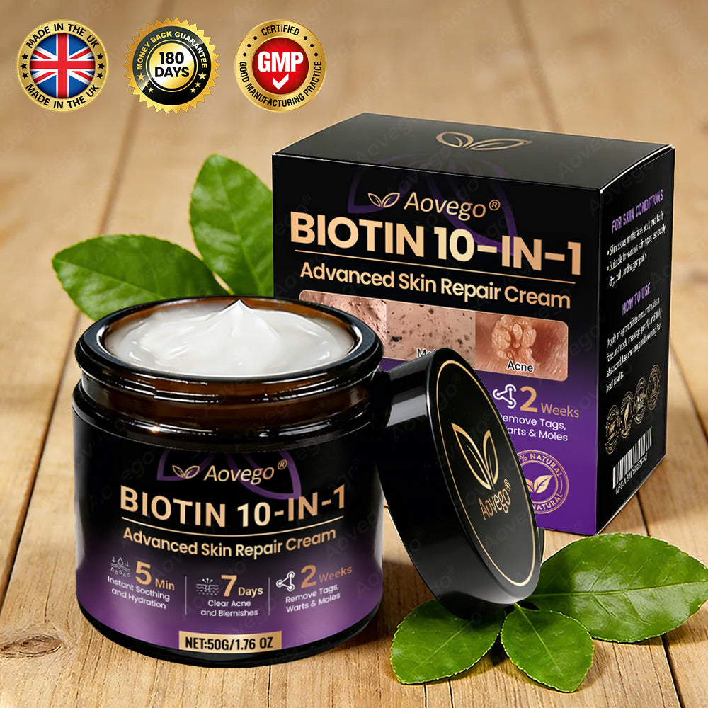 Made and Shipped from UK ✨Aovego® BIOTIN 10-IN-1  Advanced Skin Repair Cream🌻