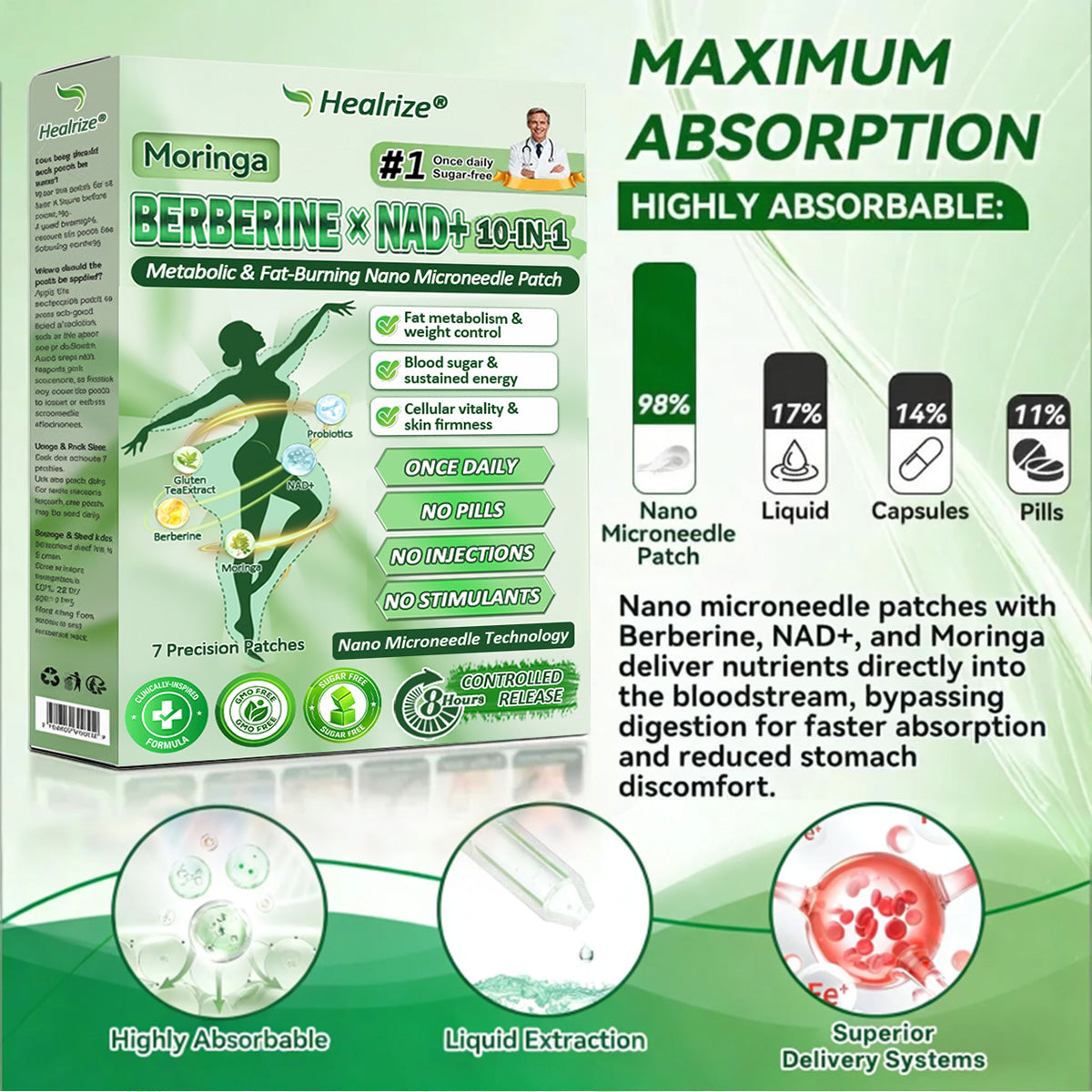 𝗢𝗳𝗳𝗶𝗰𝗶𝗮𝗹 𝗦𝘁𝗼𝗿𝗲 | ⏳⏳Healrize® 𝙈𝒐𝒓𝒊𝒏𝒈𝗮 · 𝗕𝗲𝗿𝗯𝐞𝐫𝐢𝐧𝙚 × 𝙉𝑨𝑫+ 𝟏𝟎-𝙞𝙣-1 𝘼𝒅𝒗𝒂𝒏𝒄𝒆𝐝 𝐍𝐚𝐧𝙤 𝙈𝙞𝙘𝙧𝙤𝙣𝒆𝒆𝒅𝒍𝐞 𝐏𝐚𝐭𝙘𝙝(𝗝𝘂𝘀𝘁 𝗼𝗻𝗰𝗲 𝗮 𝗱𝗮𝘆, 𝘃𝗶𝘀𝗶𝗯𝗹𝗲 𝗿𝗲𝘀𝘂𝗹𝘁𝘀 𝗶𝗻 𝟳 𝗱𝗮𝘆𝘀)  (offer)