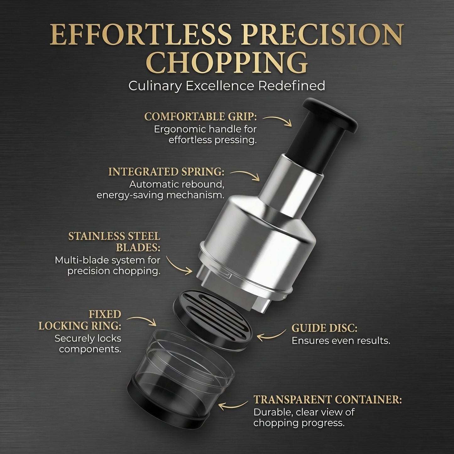 Solena™ Multi-functional garlic chopper