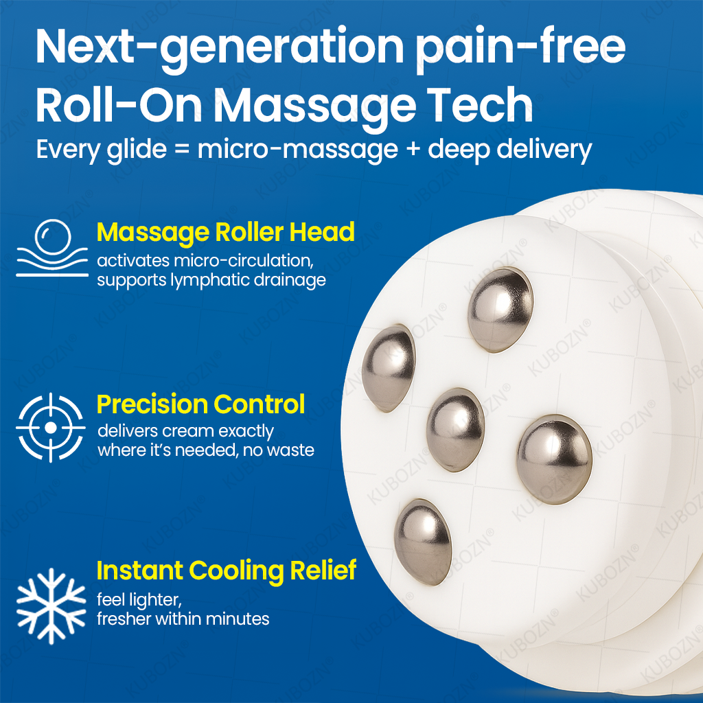 KUBOZN® Official Store|❄️ Ice-Cool Multi-Ball Roller Serum for Lymphatic Support & Swelling Relief (Offer)