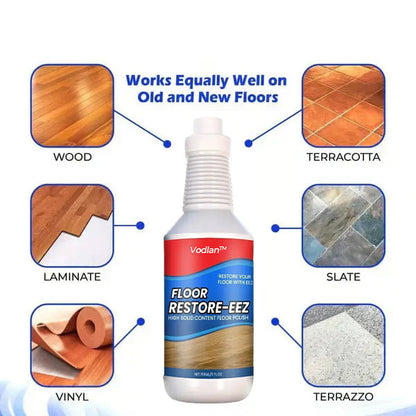 KUBOZN® Floor Restorer – Fast-drying, non-toxic shine. ✨🇫 (offer)
