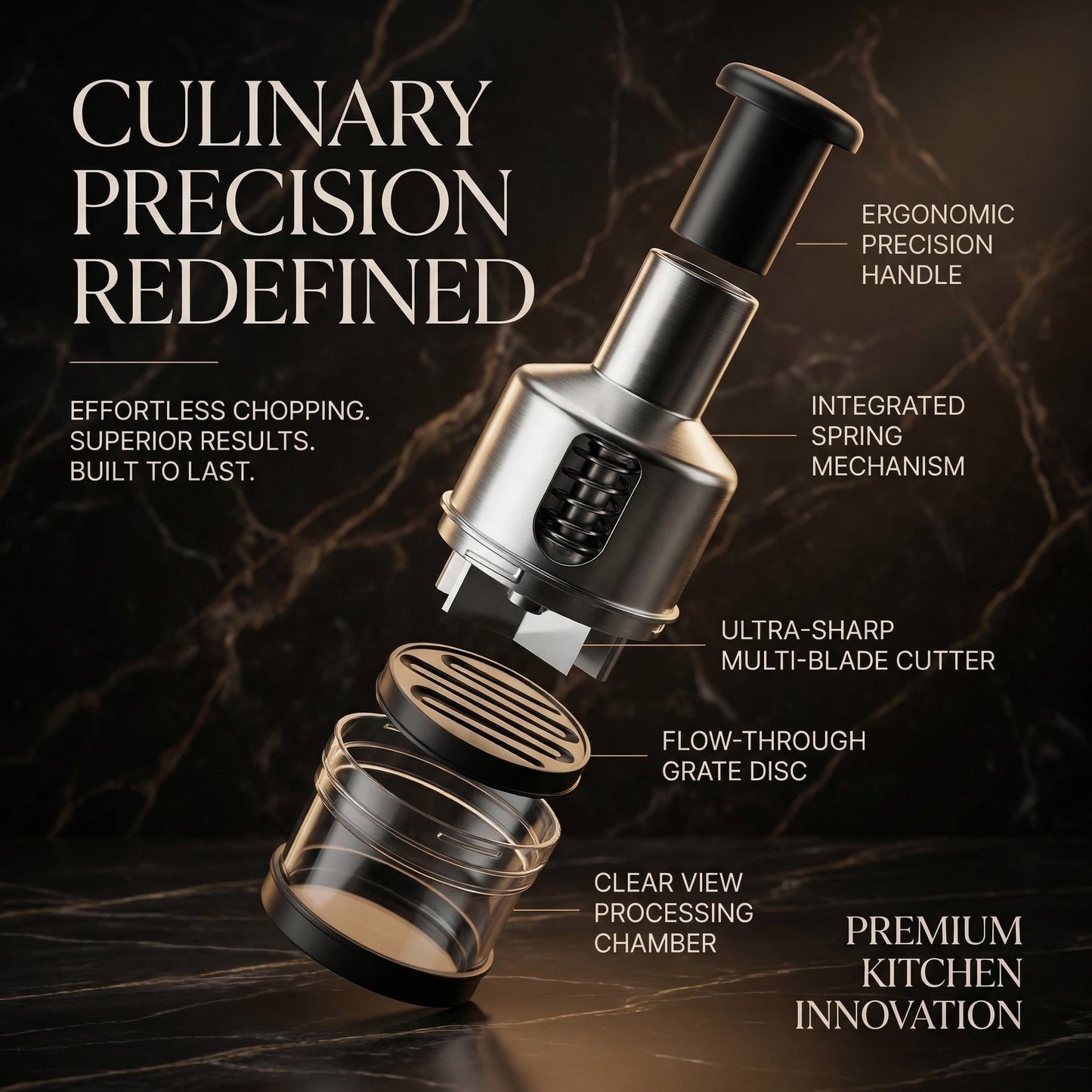Solena™ Multi-functional garlic chopper