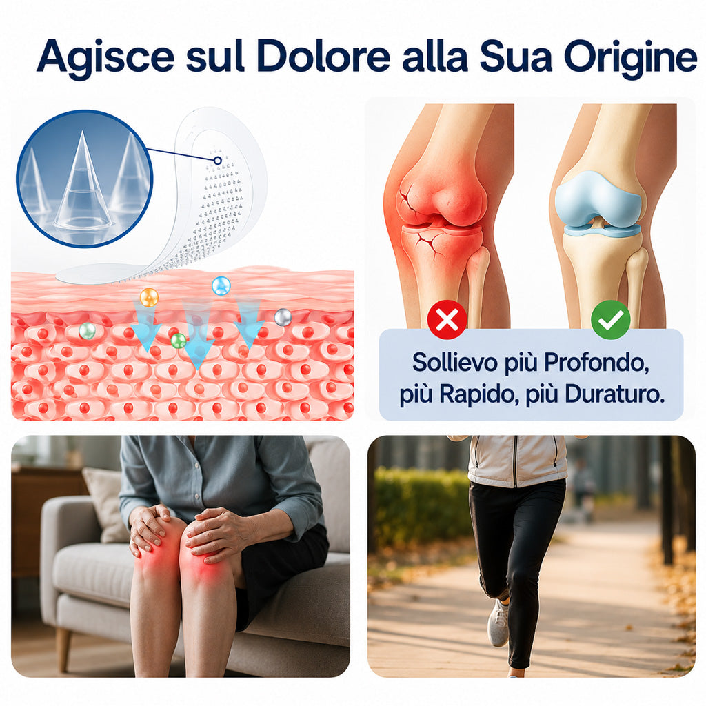 🌿 KUBOZN® Patch Articolare — Sollievo in 5 Minuti