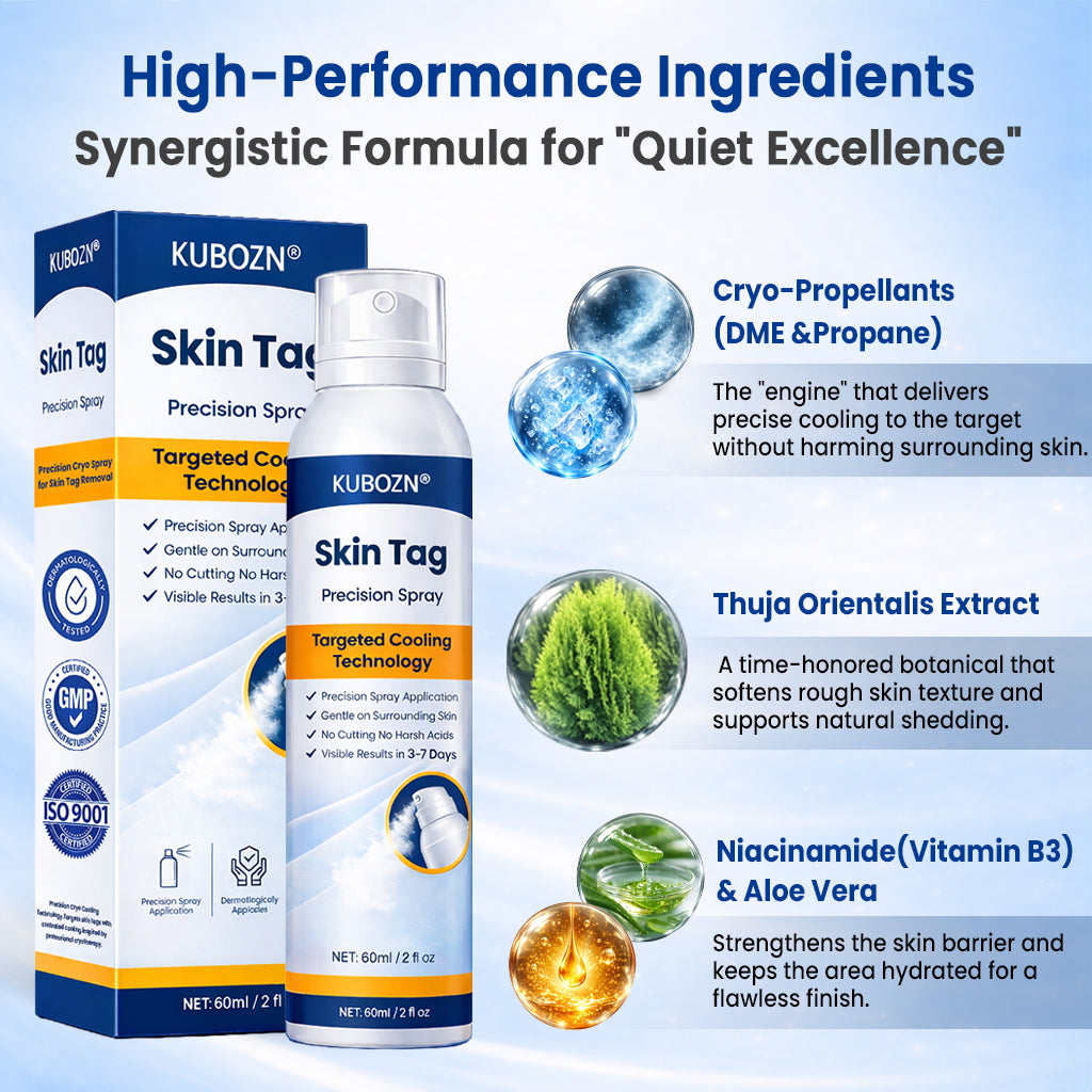 KUBOZN® CryoClear— Precision Cryo Spray for Skin Tag Removal