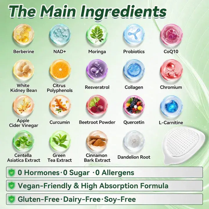 | Official GB UK Store | ✨ 👨‍⚕️ Healrize® Moringa · Berberine × NAD+ 10-in-1 Advanced Nano Microneedle Patch — 💪 Once Daily, Visible Results in 7 Days 🅱︎