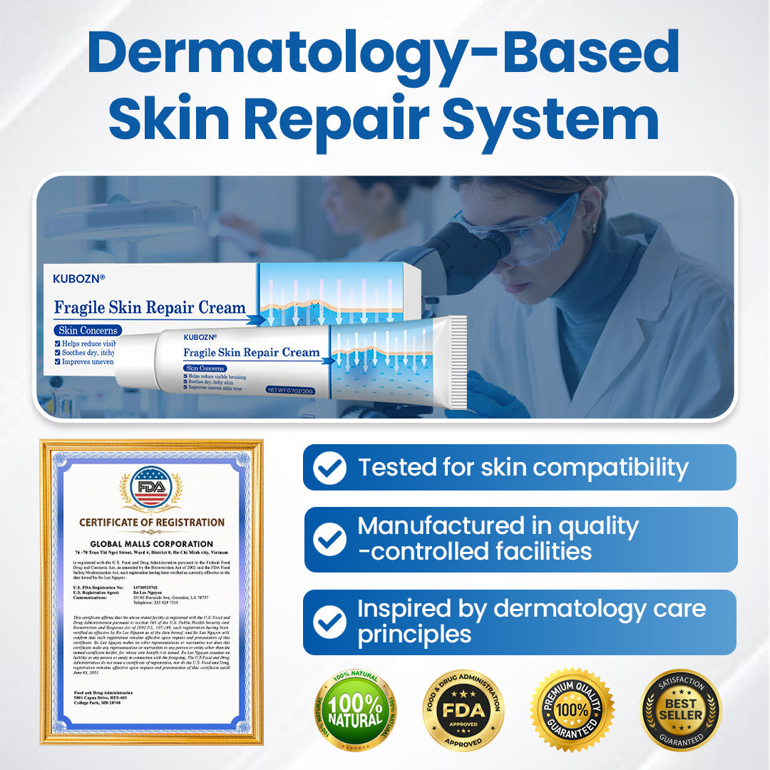 KUBOZN® Fragile Skin Repair Cream🛡️🌿 Multi-Repair for Bruises, Dryness & Spots