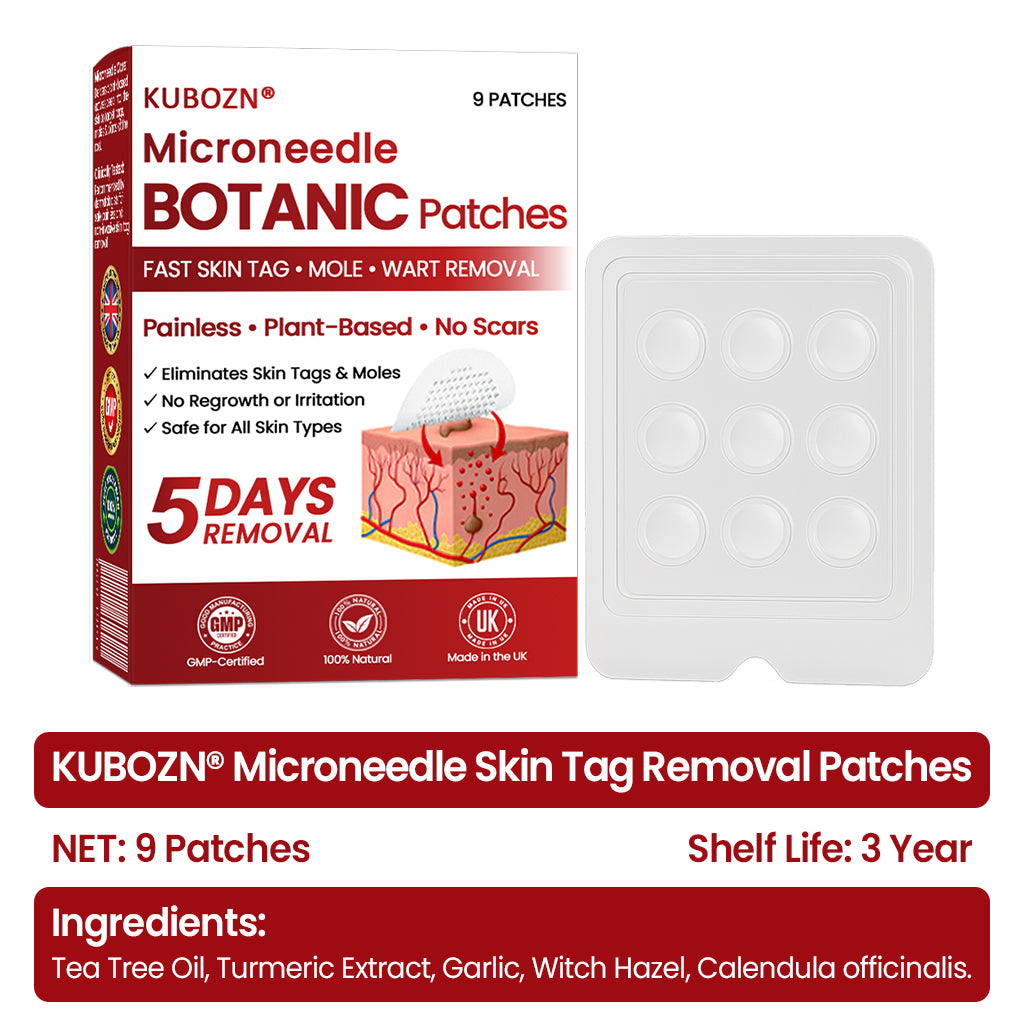 🔥 KUBOZN® Microneedle Skin Tag Removal Patches – Visible Results in 5 Days 🅱︎