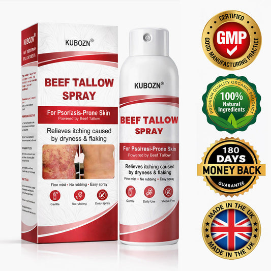 KUBOZN® Beef Tallow Spray — The No-Rub Relief for Psoriasis-Prone Skin✨ (Offer)
