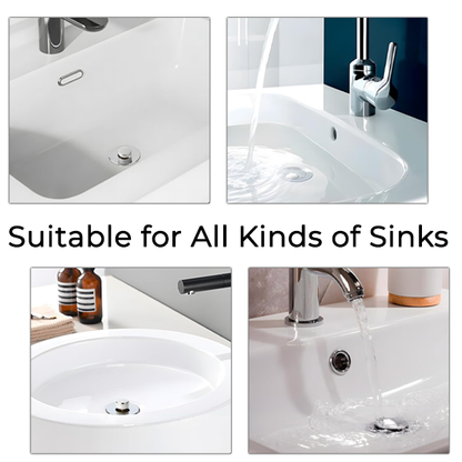 Solena™ Sink Drain Strainer with Removable Stainless Steel Basket Ex
