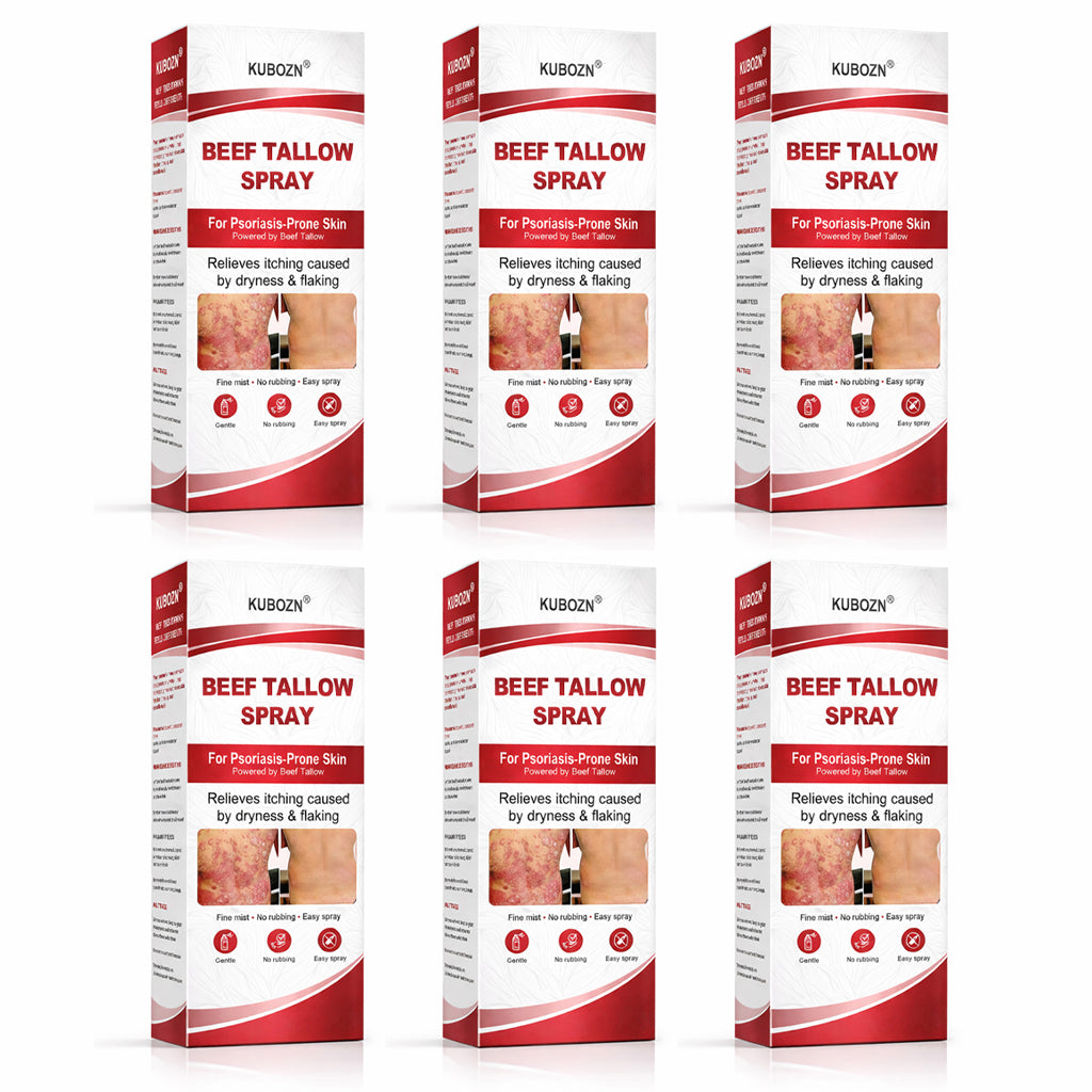 KUBOZN® Beef Tallow Spray — The No-Rub Relief for Psoriasis-Prone Skin✨ (Offer)