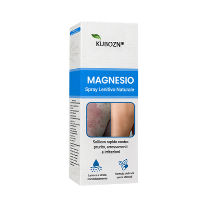 KUBOZN® Spray al Magnesio — Sollievo Rapido per Psoriasi ed Eczema