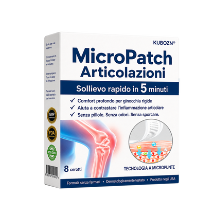 🌿 KUBOZN® Patch Articolare — Sollievo in 5 Minuti