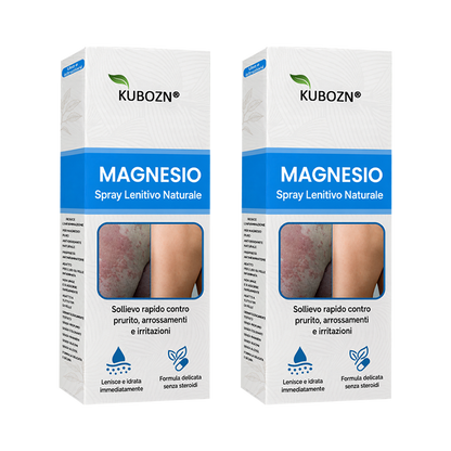 KUBOZN® Spray al Magnesio — Sollievo Rapido per Psoriasi ed Eczema