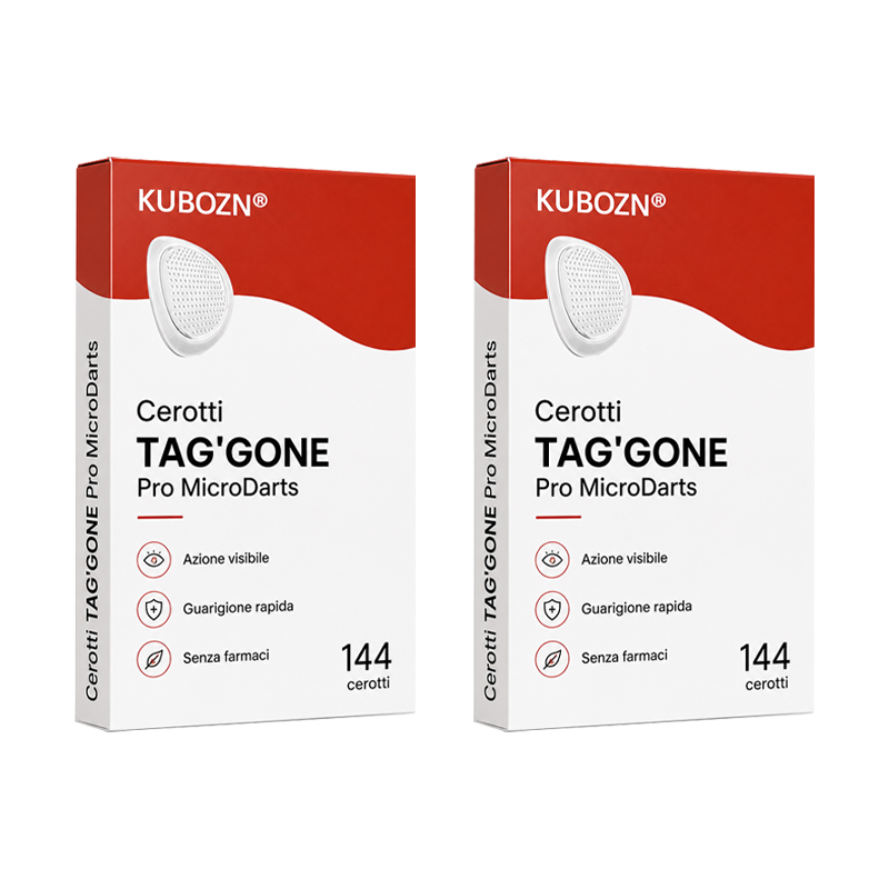 KUBOZN® Pro MicroDarts TAG — Patch per Fibromi Cutanei