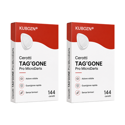 KUBOZN® Pro MicroDarts TAG — Patch per Fibromi Cutanei