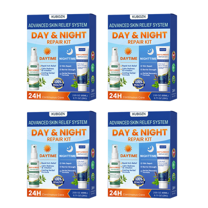 KUBOZN® 3-Min Itch Relief Psoriasis Cream – Steroid-Free Day & Night Treatment for Flaking, Scaling & Plaques