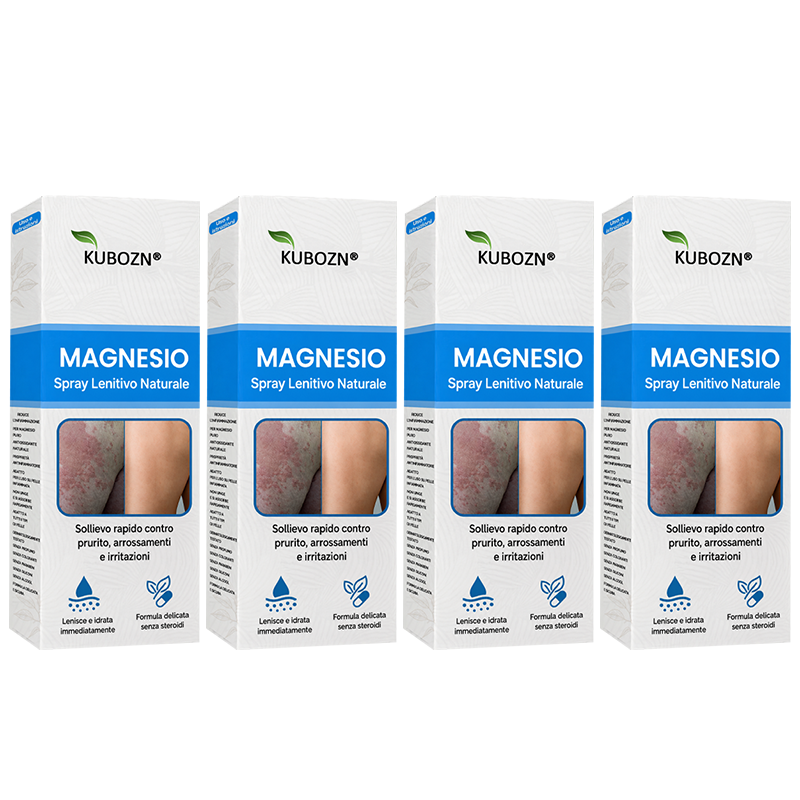 KUBOZN® Spray al Magnesio — Sollievo Rapido per Psoriasi ed Eczema
