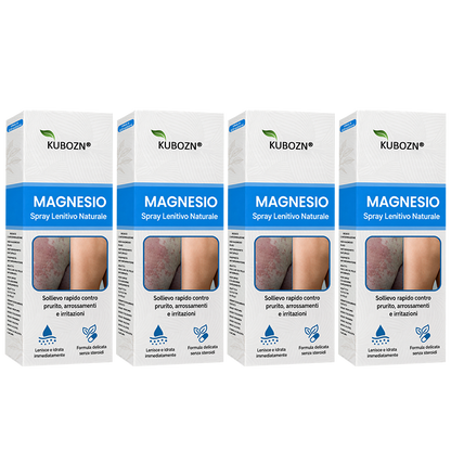 KUBOZN® Spray al Magnesio — Sollievo Rapido per Psoriasi ed Eczema