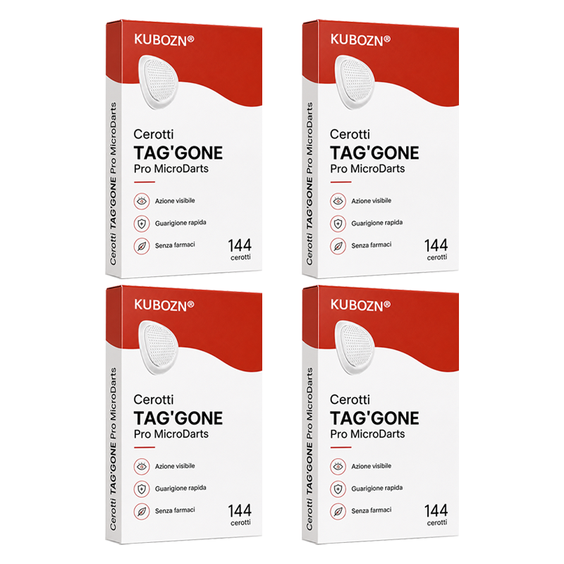 KUBOZN® Pro MicroDarts TAG — Patch per Fibromi Cutanei