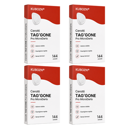 KUBOZN® Pro MicroDarts TAG — Patch per Fibromi Cutanei