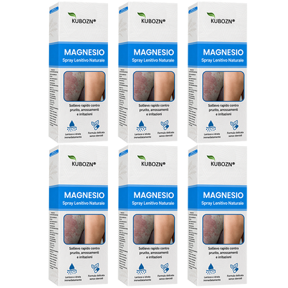 KUBOZN® Spray al Magnesio — Sollievo Rapido per Psoriasi ed Eczema