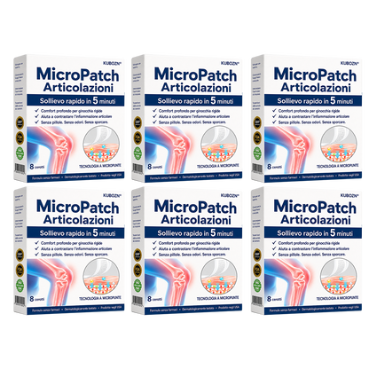 🌿 KUBOZN® Patch Articolare — Sollievo in 5 Minuti