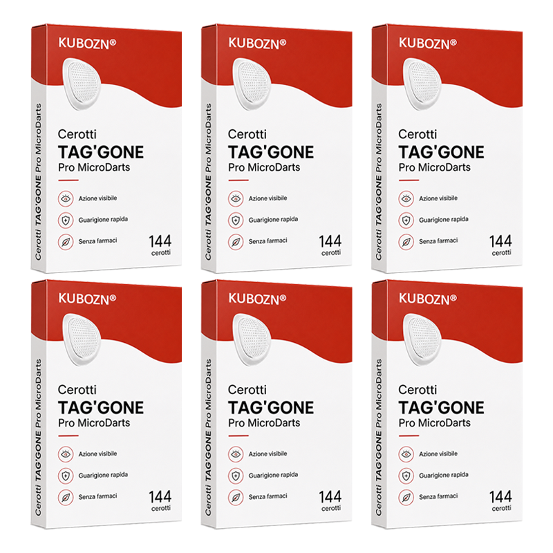 KUBOZN® Pro MicroDarts TAG — Patch per Fibromi Cutanei