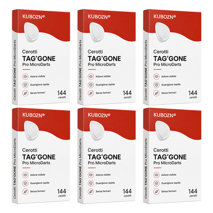 KUBOZN® Pro MicroDarts TAG — Patch per Fibromi Cutanei