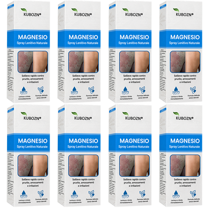 KUBOZN® Spray al Magnesio — Sollievo Rapido per Psoriasi ed Eczema