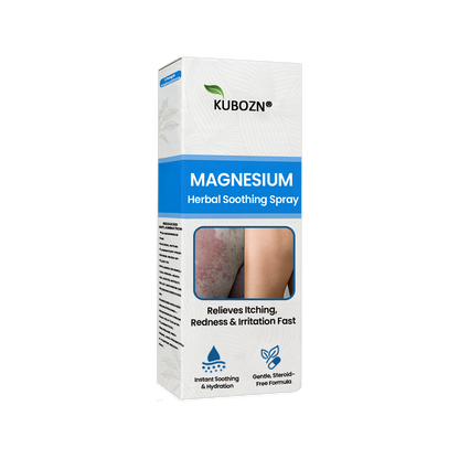 KUBOZN® Magnesium Herbal Spray – Fast Relief for Psoriasis & Eczema | No-Rub, Steroid-Free (offer）)