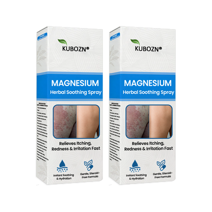 KUBOZN® Magnesium Herbal Spray – Fast Relief for Psoriasis & Eczema | No-Rub, Steroid-Free (offer）)