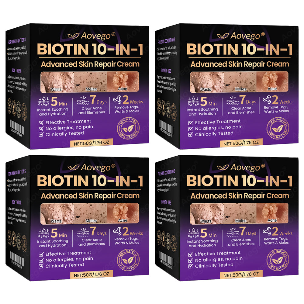 Made and Shipped from UK ✨Aovego® BIOTIN 10-IN-1  Advanced Skin Repair Cream🌻
