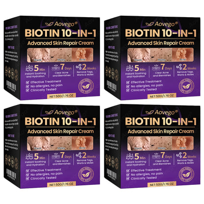 Made and Shipped from UK ✨Aovego® BIOTIN 10-IN-1  Advanced Skin Repair Cream🌻