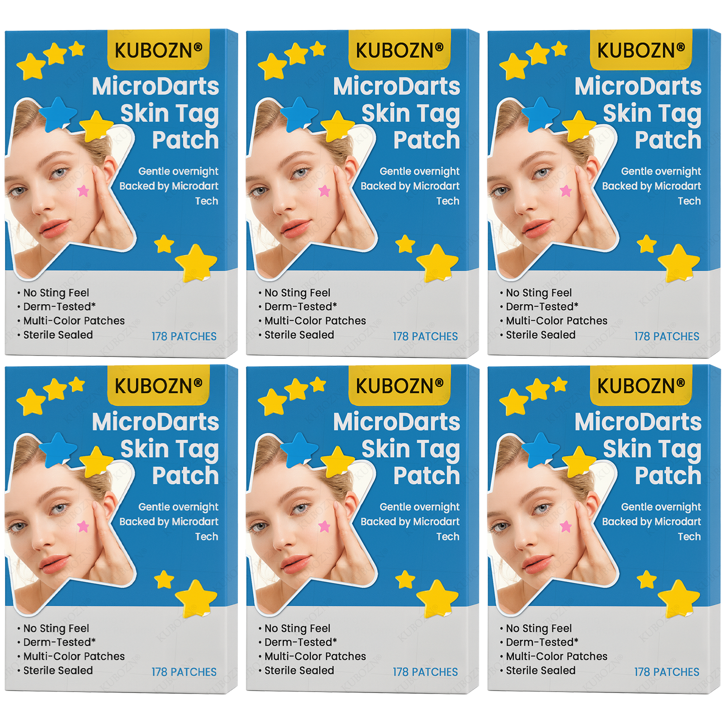 ✨ KUBOZN® MicroDarts Skin Tag Patch – Fun Shapes Edition for Gentle Care 🅱︎