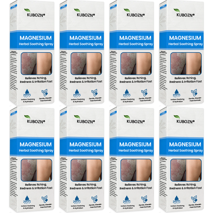 KUBOZN® Magnesium Herbal Spray – Fast Relief for Psoriasis & Eczema | No-Rub, Steroid-Free (offer）)