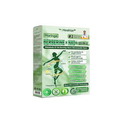 | Official GB UK Store | ✨ 👨‍⚕️ Healrize® Moringa · Berberine × NAD+ 10-in-1 Advanced Nano Microneedle Patch — 💪 Once Daily, Visible Results in 7 Days 🅱︎