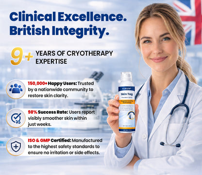 KUBOZN® CryoClear— Precision Cryo Spray for Skin Tag Removal