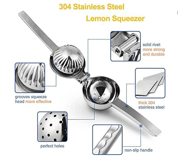Solena™ Multifunctional stainless steel manual juicer