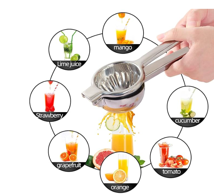 Solena™ Multifunctional stainless steel manual juicer