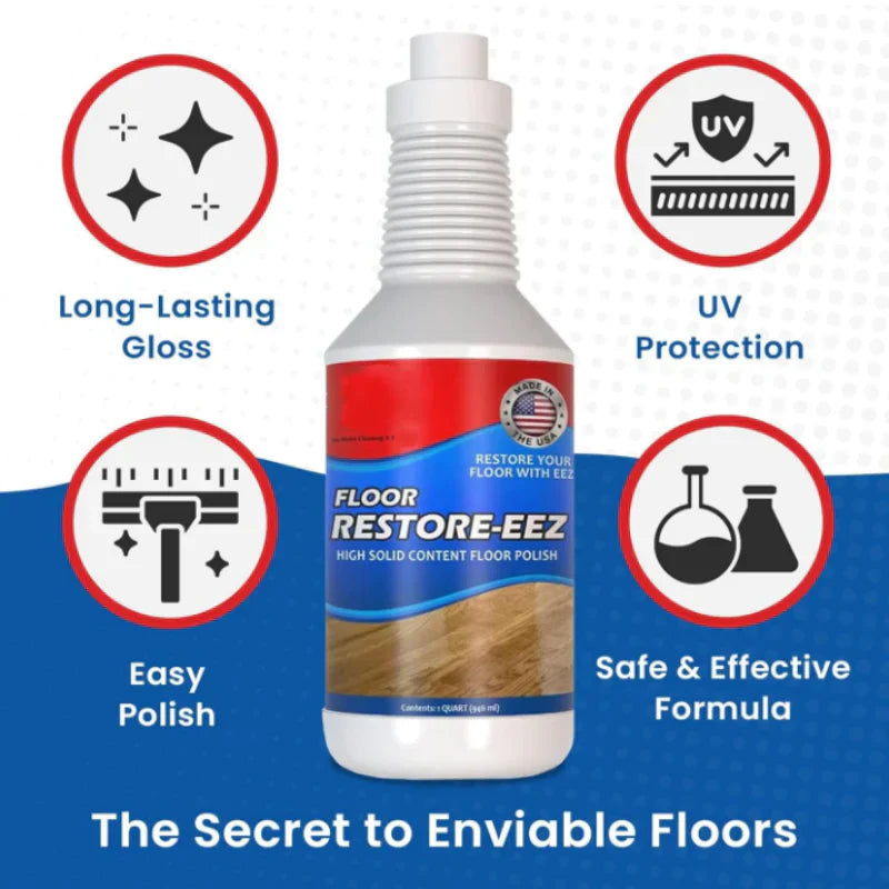 KUBOZN® Floor Restorer – Fast-drying, non-toxic shine. ✨🇫 (offer)