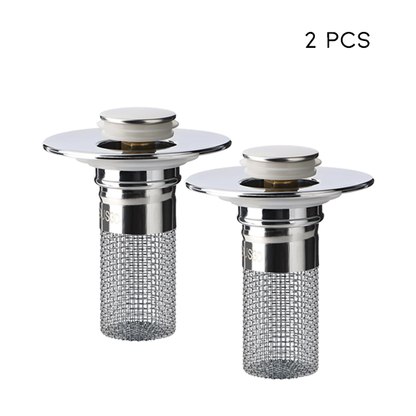 Solena™ Sink Drain Strainer with Removable Stainless Steel Basket Ex